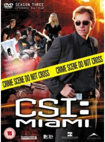 CSI MIAMI Season 3 ไขคดีปริศนา ไมอามี่ ปี 3 DVD 6 แผ่น พากย์ไทย